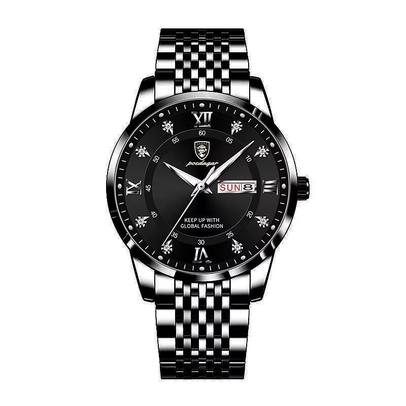 Picture of Inspired by Poedagar 836 Wristwatch Stainless Steel High Quality Luxury Luminous Date Week Business Casual Quartz Wrist Watches for Men Man