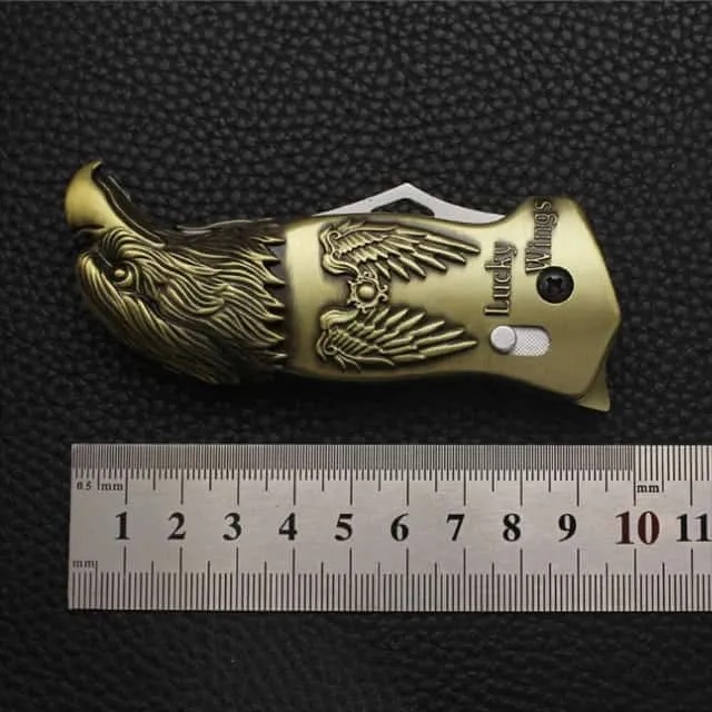 Picture of Eagle matha  Design Openable Knife Lighter - Metal Body Lighter