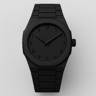 Picture of inspried bye Arabic aura watch hot black