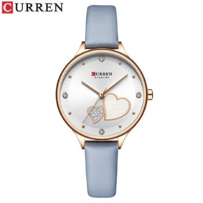 Picture of Inspried bye CURREN C9077L Brown PU Leather Analog Watch For Women - Black & Brown