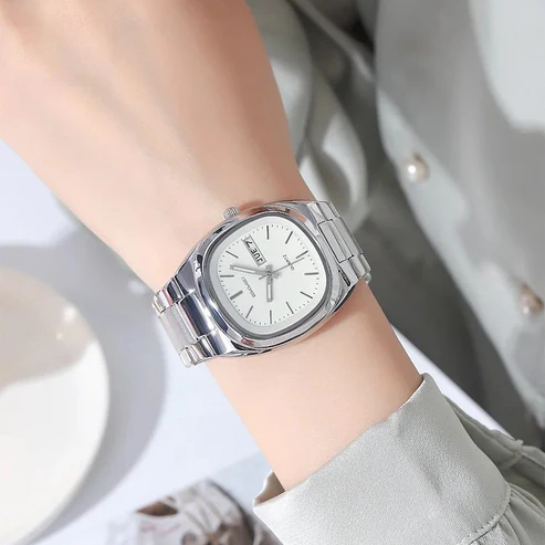 Picture of SKMEI 2420 Watch For Men-Silver White