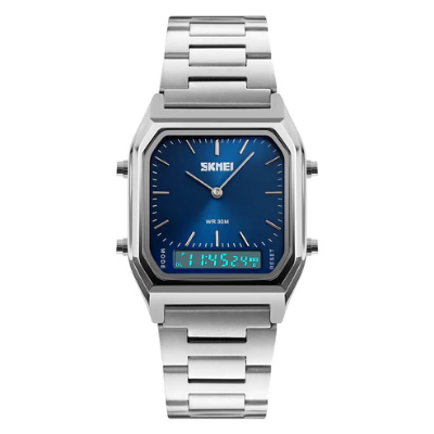 Picture of SKMEI 1220 Watch For Men-Silver Blue