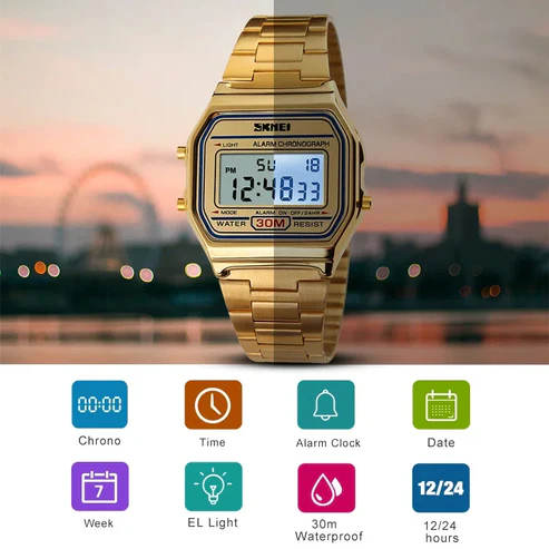 Picture of SKMEI 1123 Watch for men-Golden