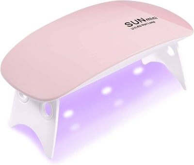 Picture of Sunmini 6W LED UV Dryer Nail Lamp Light Mini Portable Nail Dryer Gel Nail Art Tool