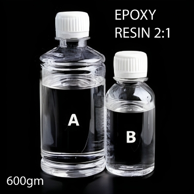 Picture of Clear  Epoxy Resin 600gm  Ratio 2:1