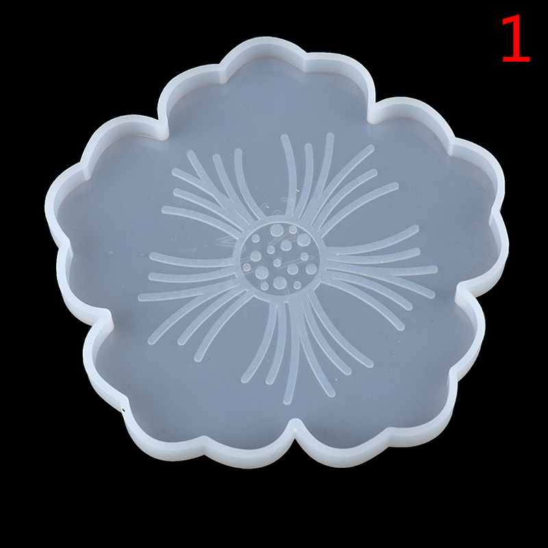 Picture of Tea Tray Coaster Silicone Mold For DIY For Epoxy Resin Molds ( 1 pes ) White