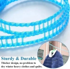Picture of 5M Outdoor Clothesline Nylon Non-Slip Laundry Line Rope Cloth Hanging Rope Travel Business Windproof Clothes Cord -