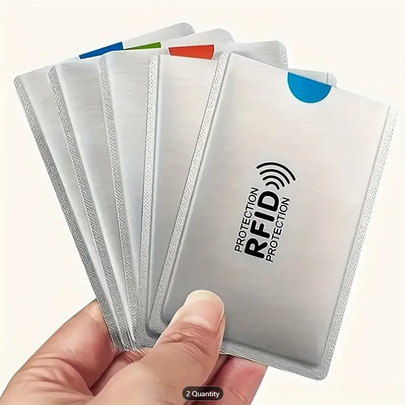 Picture of Advanced RFID Protection Sleeves Designed to Prevent Unauthorized Scanning and Data Theft-2Pcs
