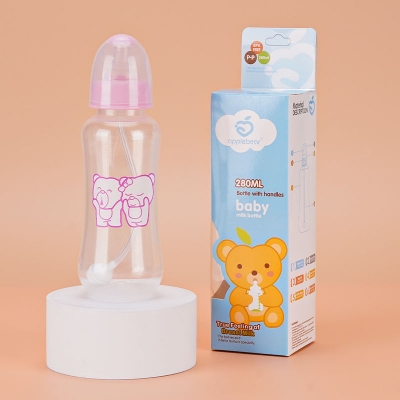 Picture of Apple Bear PP Milk Feeding Bottle – Anti-Colic & Easy to Clean-280ml