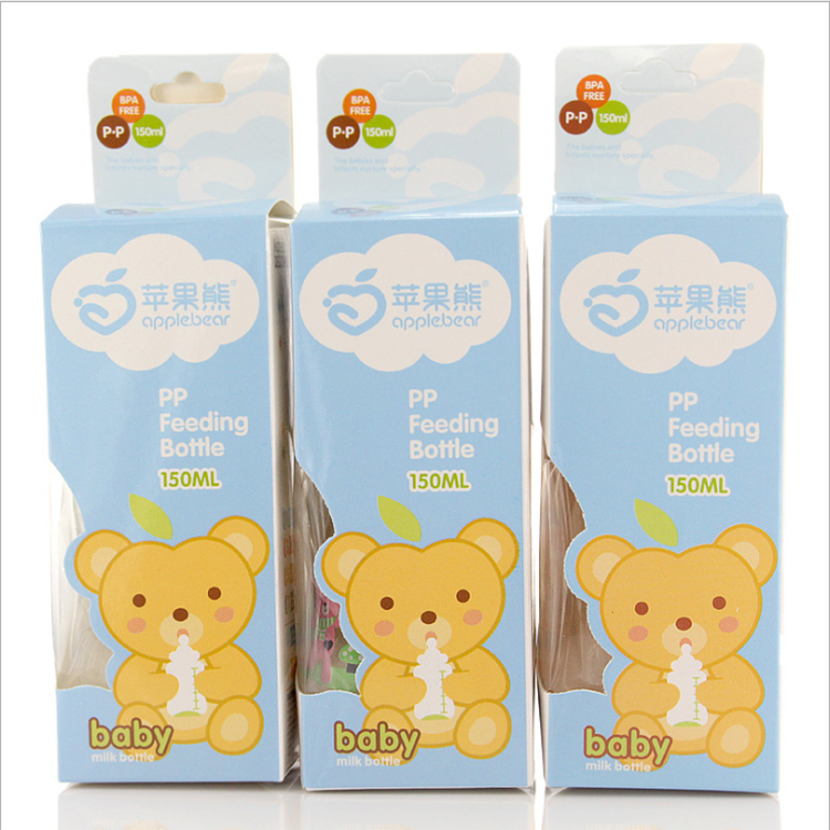 Picture of Apple Bear Premium PP Feeding Bottle – Safe & Comfortable Feeding-60ml