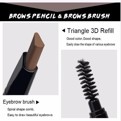 Picture of Waterproof Eyebrow Pencil With Brush Longwearing for Perfect Brows