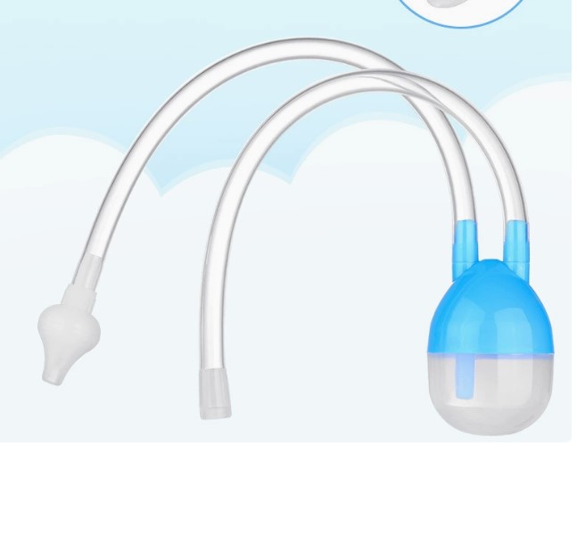 Picture of Baby Nose Cleaner Silicone  Cleaner Nasal Vacuum Mucus Suction Aspirator Soft Tip Tools
