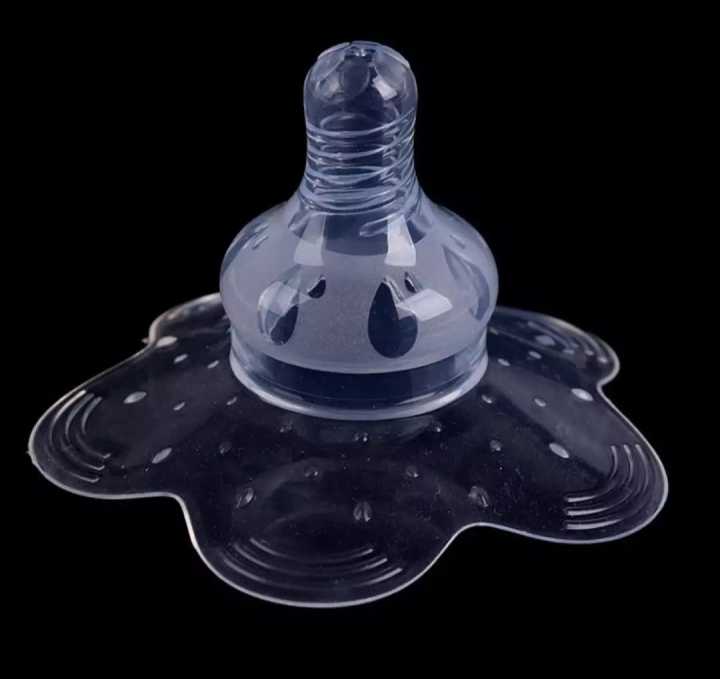 Picture of Silica Gel nipple covers or Nipple Shield  for Breastfeeding, Soft Comfortable Sting Repellent for Young Mother Nipple Shield Breastfeeding Nipple ( Nipple Shield 1 Pcs )
