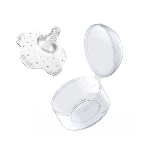 Picture of Silica Gel nipple covers or Nipple Shield  for Breastfeeding, Soft Comfortable Sting Repellent for Young Mother Nipple Shield Breastfeeding Nipple ( Nipple Shield 1 Pcs )