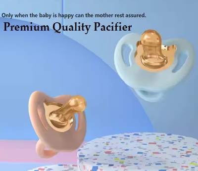Picture of Baby pacifier sleeping type anti-pacifier newborn baby imitation breast milk super soft full silicone pacifier
