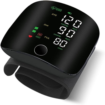Picture of Automatic Rechargeable Digital Touch Screen Wrist type Blood-Pressure Machine/ BP Machine