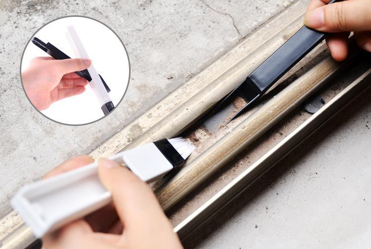 Picture of Portable Cleaning Brush Multifunctional Door and window Keyboard Cleaner Dust Shovel Window Rail Cleaning Tool