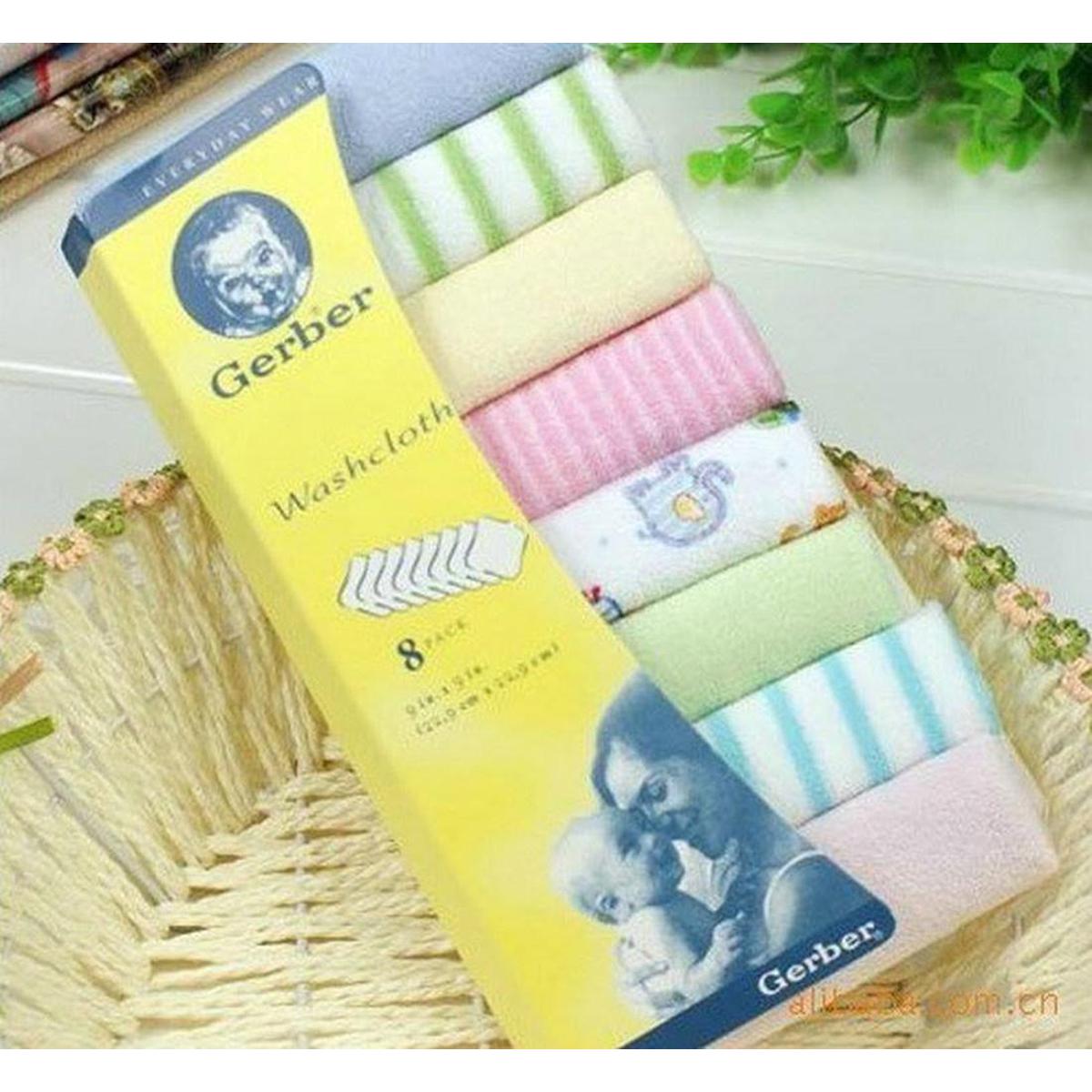 Picture of Baby Wash Cloth -Kids Hand Cloth -Newborn Child Towel Set 8pcs
