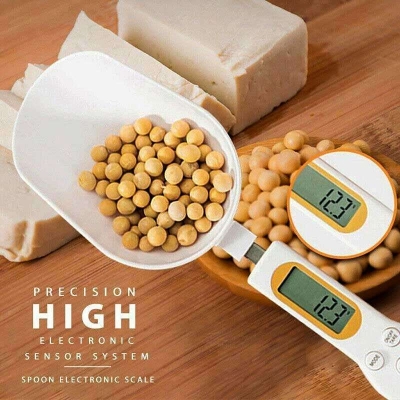 Picture of Digital Spoon Scale Electronic Measuring Spoon for Food, Spice High Precision with LCD Display