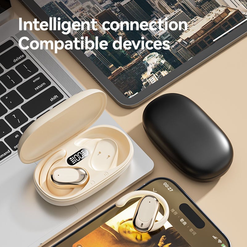 Picture of 2025 New True Wireless Earphones 90° Rotating Ear Hook Sports Earbuds with ACS Space Audio and AI Noise Reduction Technology