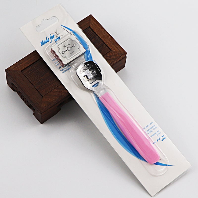 Picture of Stainless-Steel Foot Exfoliating Scrubber Heel With 10 Blade By KAFELA