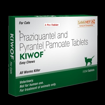 Picture of Cat Deworming Chewable Tablet Kiwof 10pcs