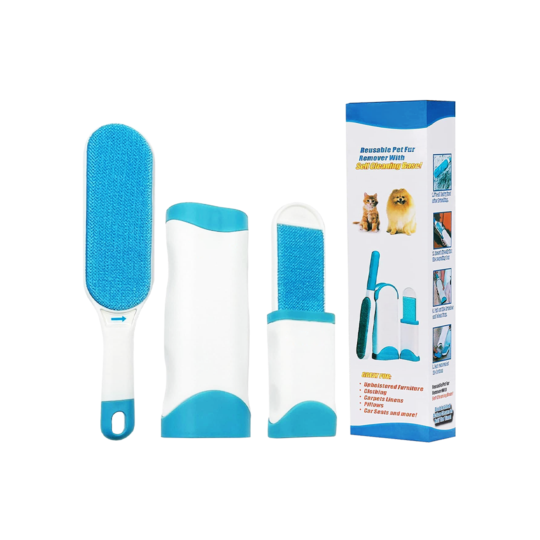 Picture of Reusable Pet Fur Remover With Self-cleaning Base Portable Handheld Pet Fur & Lint Remover Device For Travel And Home Use