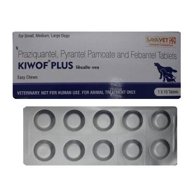 Picture of Kiwof Plus Dog Dewormer Tablet 10Pcs