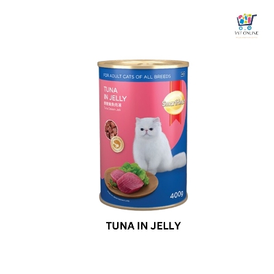 Picture of SEAFOOD PLATTER TUNA IN JELLY 400GRM CAT WET CAN FOOD