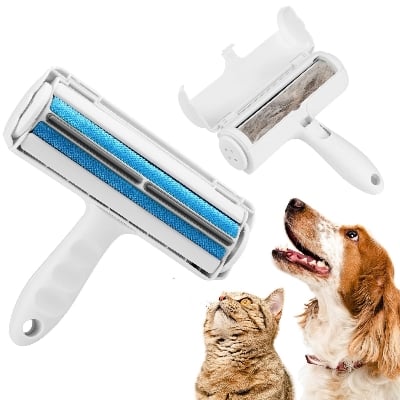 Picture of Pet Hair Remover Roller Sofa Carpet Clothes Dog Cat Fur Roller Lint Cleaning Brush