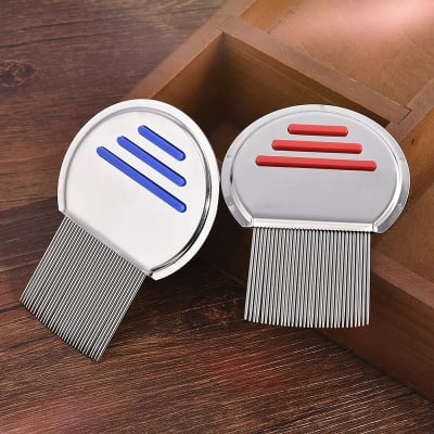 Picture of Lice Terminator Comb And All Nit Egg Free - Professional Stainless Steel Lice Removal Comb