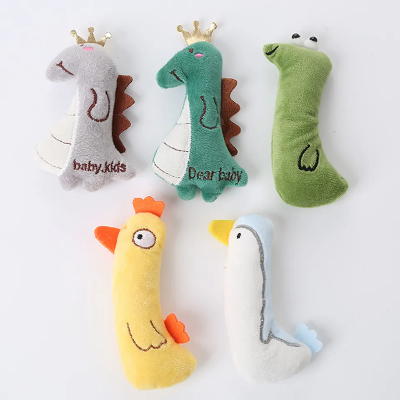 Picture of Pet Supplies Cute with Catnip Plush Cat Animal Shape Toy Home