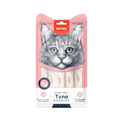 Picture of Wanpy Creamy Treat TUNA & CRAB 5pc Pack 70g (5×14g)