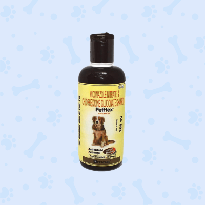 Picture of Pet Care Pethex Shampoo (200 ml) Anti-parasitic, Anti-microbial, Anti-itching Pethex Dog Shampoo (200 ml)