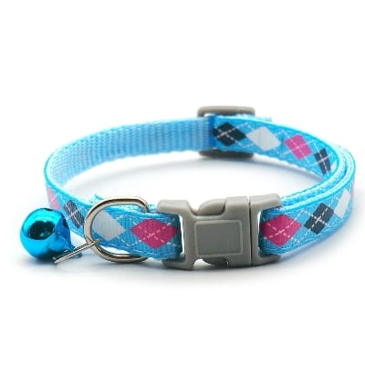 Picture of Diamond design collar belt - blue