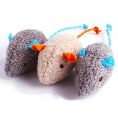 Picture of 1pcs Pet Cat Toys Mice, Cat Toy Mouse, Pet Toys for Cats, Cat Catcher for Feather Tails