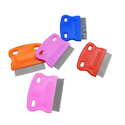 Picture of Hair Lice Comb Brushes Terminator Fine Egg Dust Nit Free Removal Stainless Steel Lice Comb