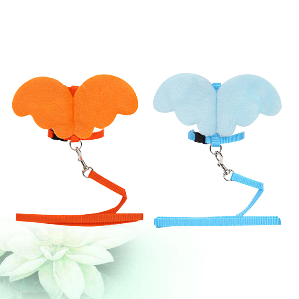 Picture of Little Angel Traction Rope Chest Strap Dog Cat Puppy Traction Ropes Cat Harness And Leash Set Cats Harnesses-Red