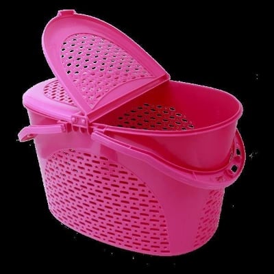 Picture of Cat/Dog/Rabbit/Pet Carrier Basket- Queen Pink