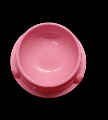 Picture of 1Pc Plastic Pet Double Bowls Creative Non-Slip Bowl Pet Food Water Feeder Dog Cat Bowl Pet Feeding Supplies