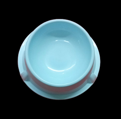 Picture of 1Pc Plastic Pet Double Bowls Creative Non-Slip Bowl Pet Food Water Feeder Dog Cat Bowl Pet Feeding Supplies