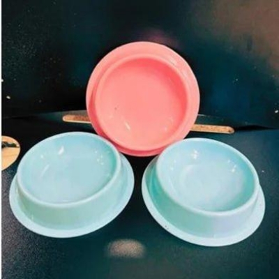 Picture of Cat & Dog food bowl premium plastic 3 pcs