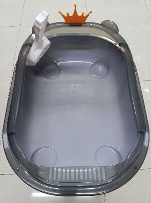 Picture of Extra Large Semi-Enclosed Litter Box for Cats