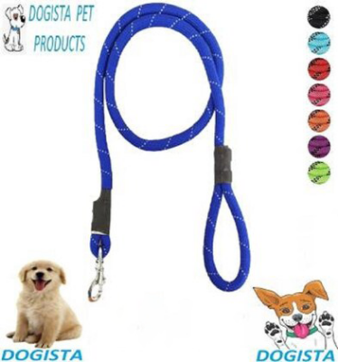 Picture of DOG ROPE 15MM WITH STRONG HOOK & SLIVING COVER, 145 cm Dog Cord Leash (Color may vary)