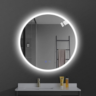 Picture of Premium Quality & Customizable High Intensity LED Touch Mirror - Round - Copper Free - 24x24 Inch
