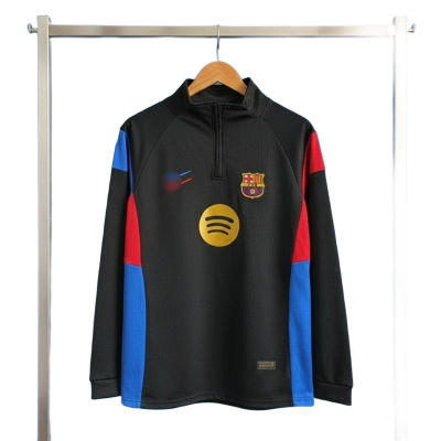 Picture of Barcelona Black Color Tracksuit  (Black)