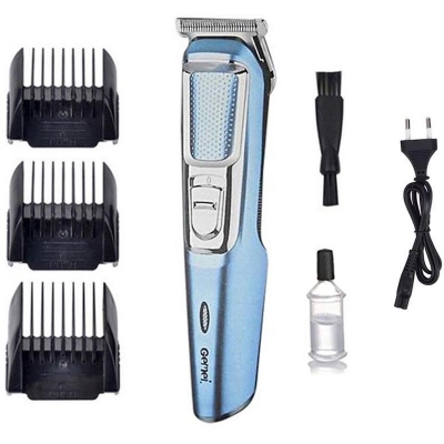 Picture of Geemy Gm-6077 Cordless 3 clipper Unique design Hair and Beard Trimmer for Men