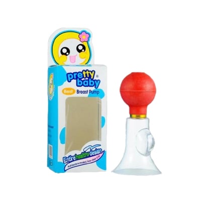 Picture of Pretty Baby Manual Brest Pump Breastfeeding Baby Milk Suction 1 set