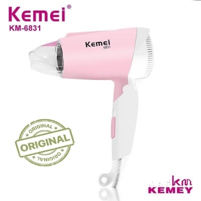 Picture of Kemey Km6831 Cool And Hot  Foldable Electric Hair Dryer For Women - Hair Dryer