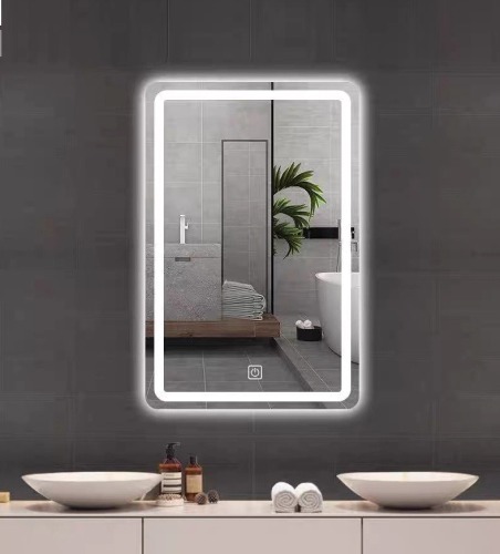 Picture of Premium Quality & Customizable LED Lighting, High Intensity LED Touch Mirror - Rectangle - Copper Free - 18x30 Inch